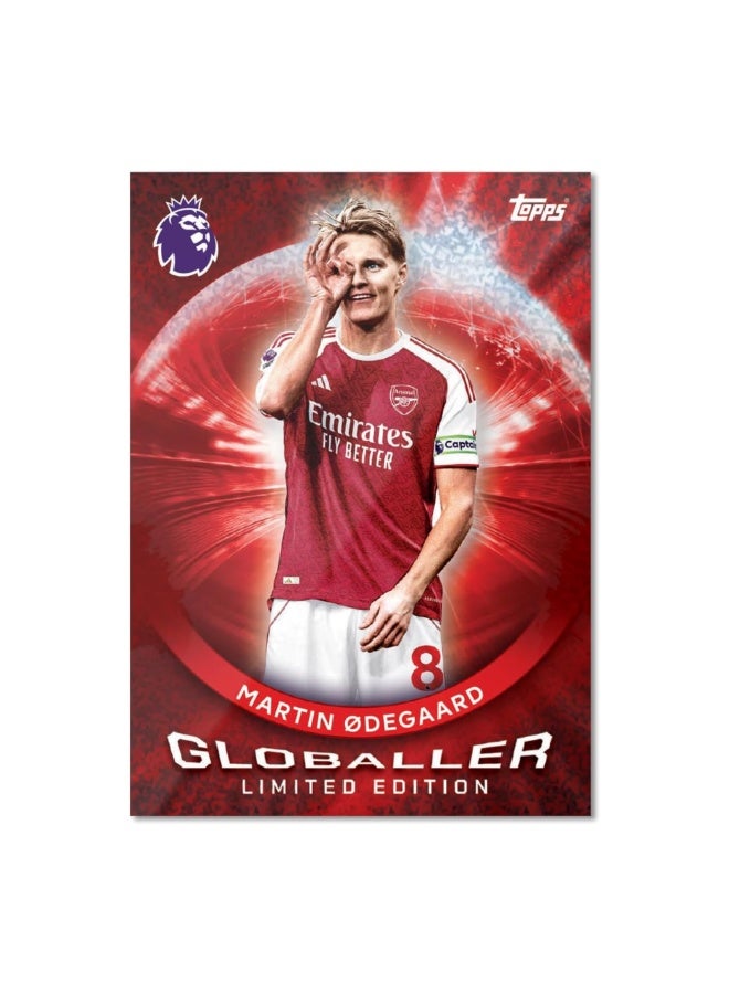 Topps Premier League 2025/2026 Collectible Football Trading Cards, Mega Tin "Globallers" with 40 Cards + 3 Exclusive "Globallers" Limited Edition Cards, Officially Licensed Product - Image 2
